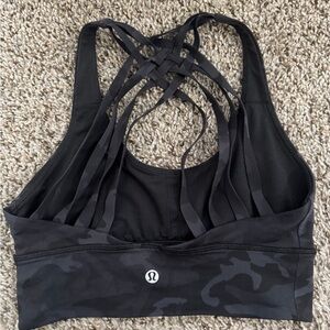 Lululemon sports bra, camo
